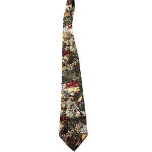 New NWT Enrico Sarchi Tie African Animals  Made in Italy Men's Designer Silk Tie